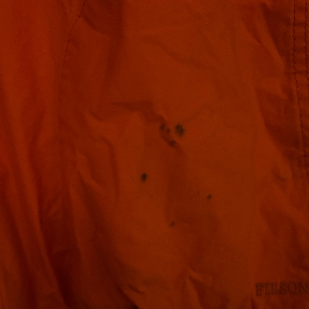 Filson Women’s Ranger Hooded Popover Bright Orange Hooded Jacket - Picture 8 of 10